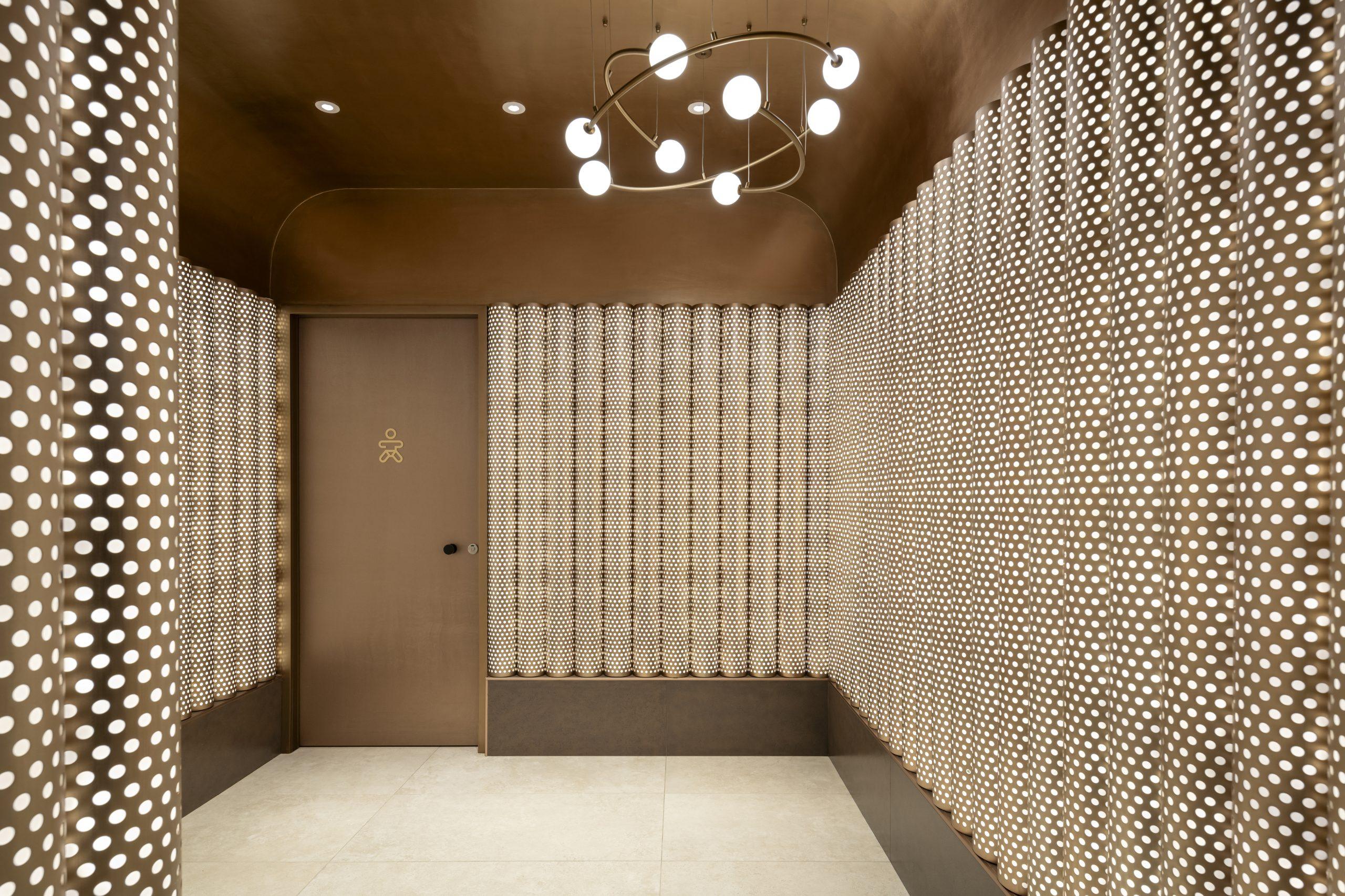 Dubai Mall Washroom Interiors - Lighting