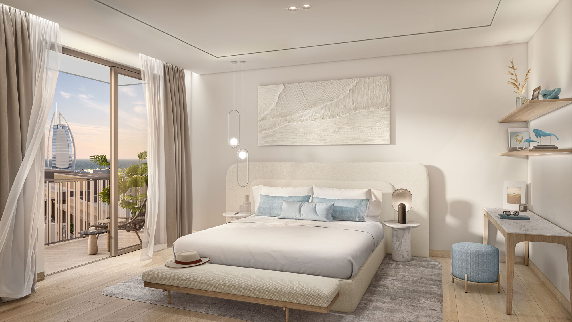 Bedrooms at Elara